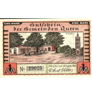 Quern Set 7 Notgelds 1921