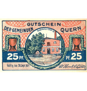 Quern Set 7 Notgelds 1921