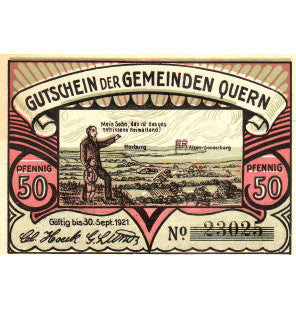 Quern Set 7 Notgelds 1921