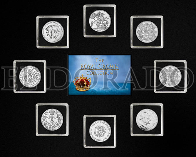 Reino Unido Colección Royal Crown 910, 925, 920, 880, 894, 909, 917, 921 Año 1951-1981