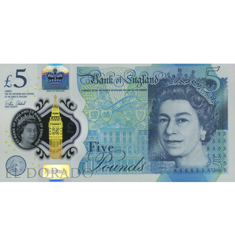 United Kingdom Churchill Collection Panel (1 banknote, 1 coin)