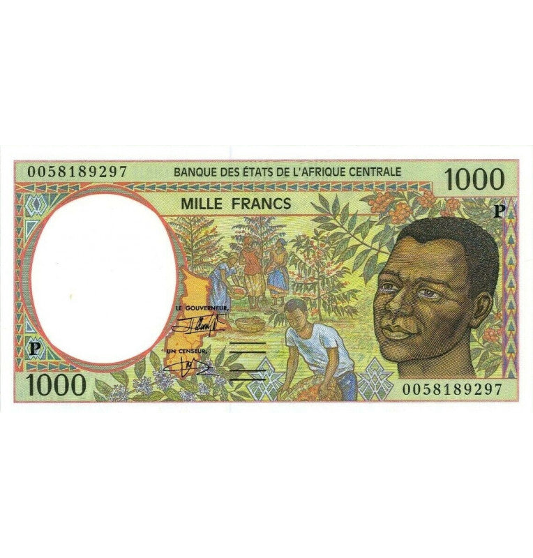 Republic of Chad 1,000 Francs 2000 Pick 602Pg