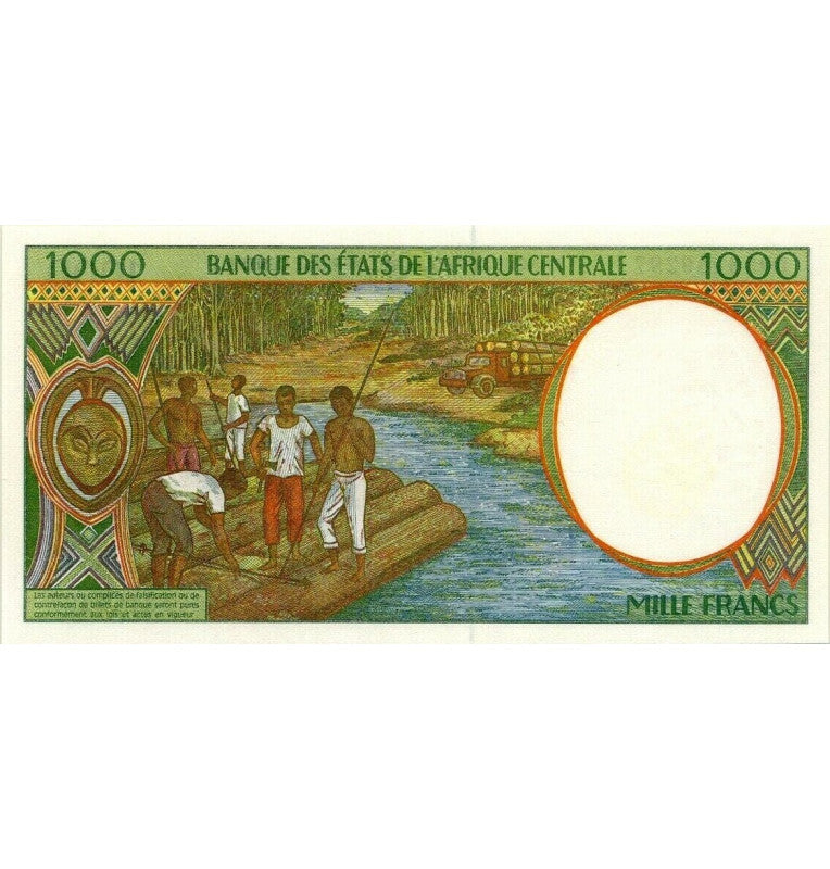 Republic of Chad 1,000 Francs 2000 Pick 602Pg