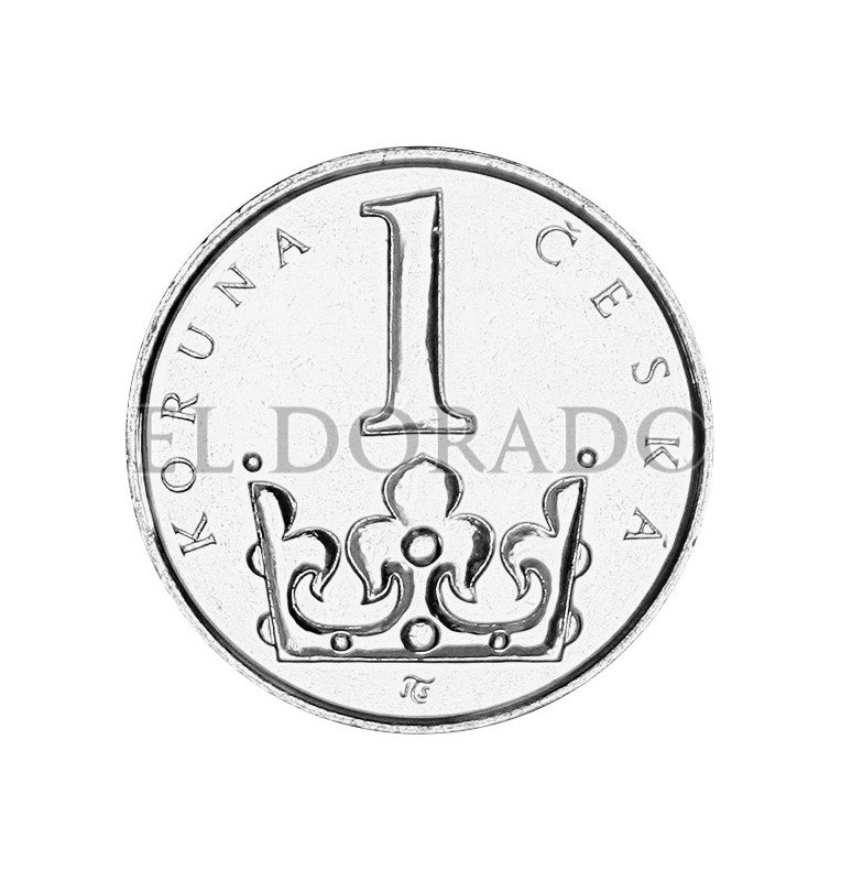 Czech Republic 1 Koruna 1993-2018 KM 7