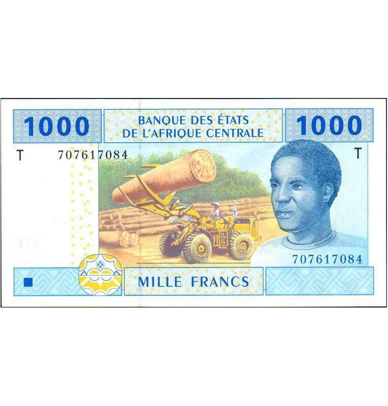 Republic of Congo 1000 Francs 2002 Pick 107Ta