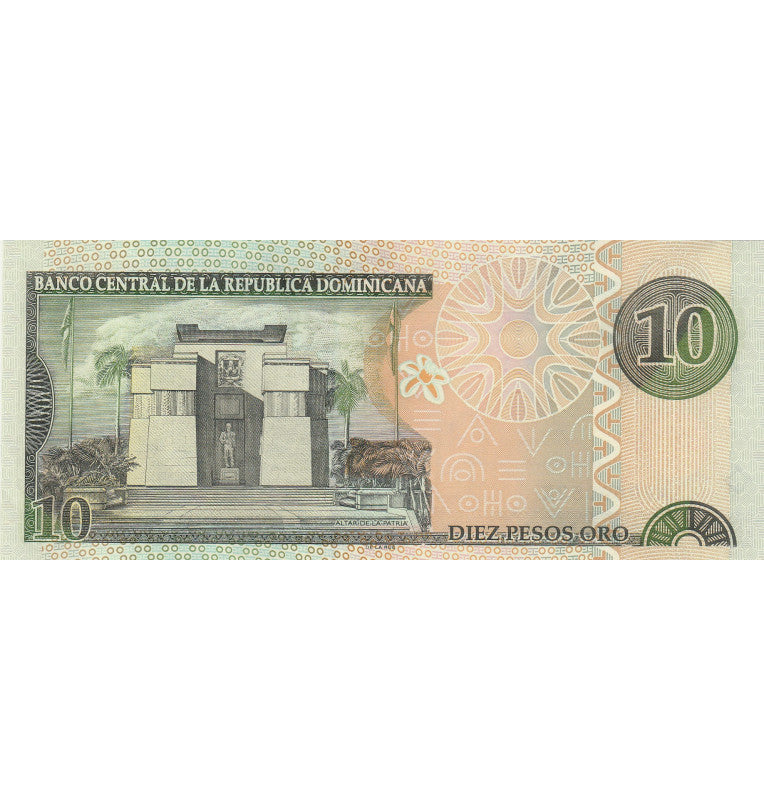 Republica Dominicana 10 pesos oro 2003 Pick 168c