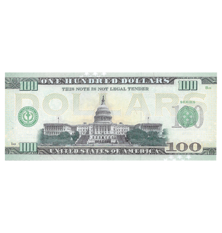 Estados Unidos de América 100 Dólares 2023 (Fantasía Rocky)