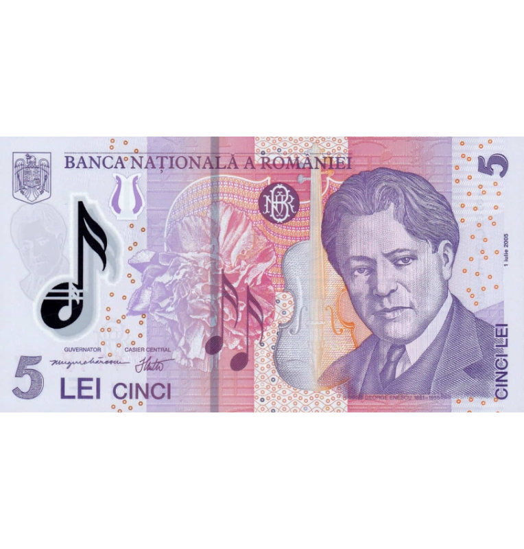 Romania 5 Lei 2018 pick 118i