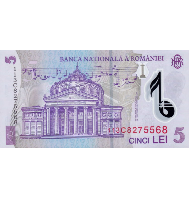 Romania 5 Lei 2018 pick 118i