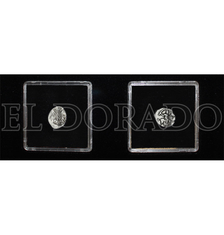 Russia Ivan the Terrible Collection (2 silver coins) Year 1547-1584