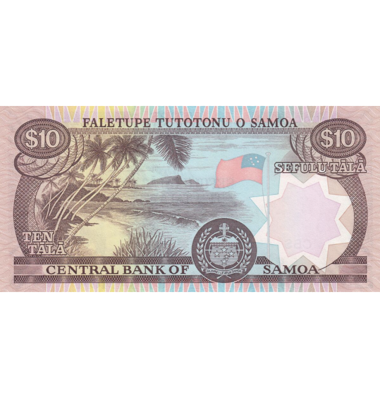 Samoa 10 Tala 2002 ND Pick 34b