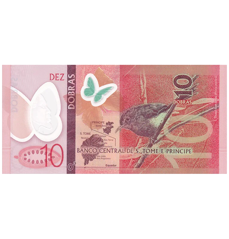 Sao Tome and Principe 10 Dobras 2016 Pick 71 Polymer