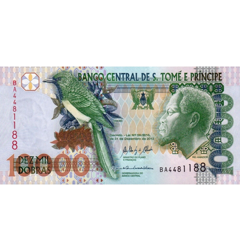 Sao Tome and Principe 10,000 Dobras 2013 Pick 66d