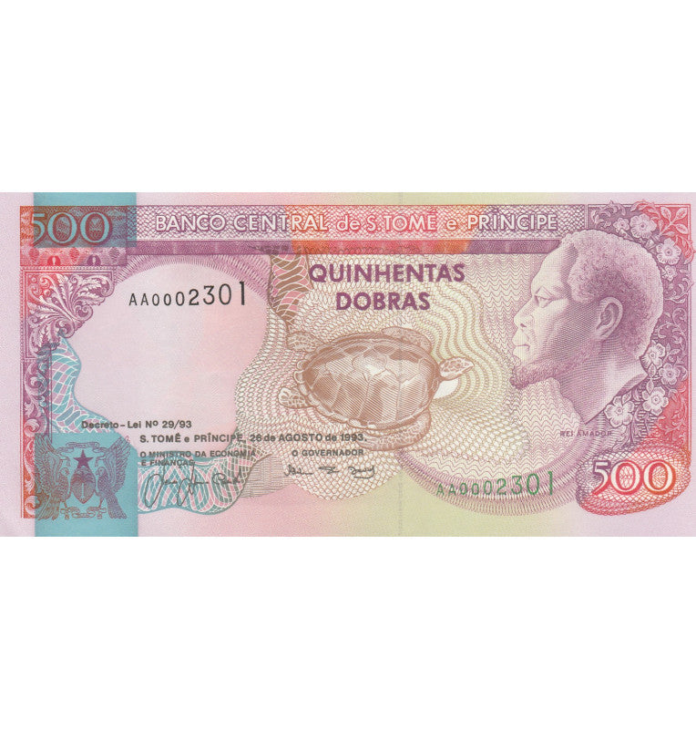 Sao Tome and Principe 500 Dobras 1993 Pick 63
