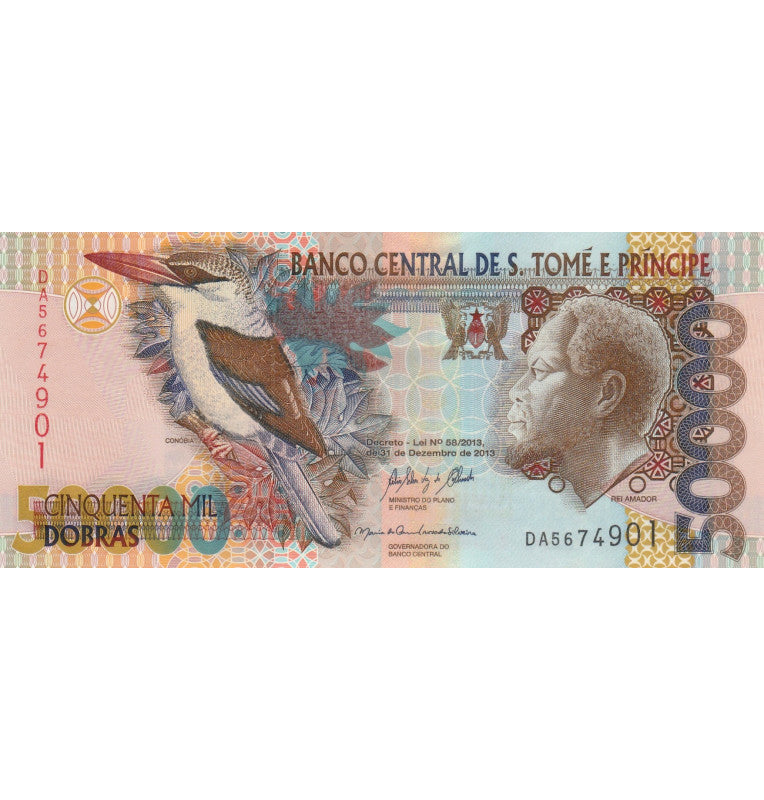 Sao Tome and Principe 50,000 Dobras 2013 Pick 68e