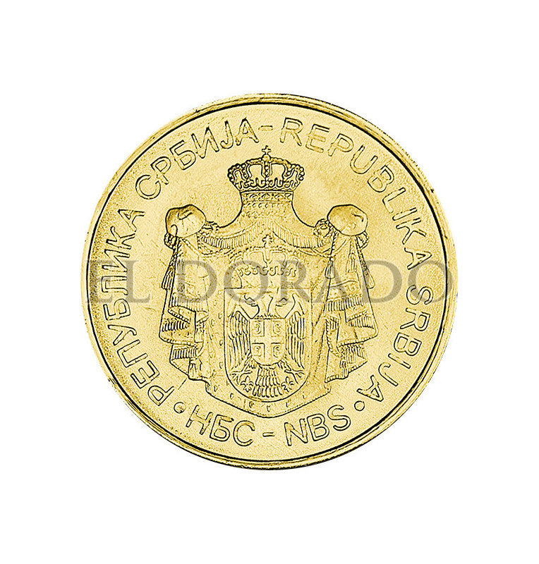 Serbia 1 Dinar 2011-2019 KM 54 NO UNC