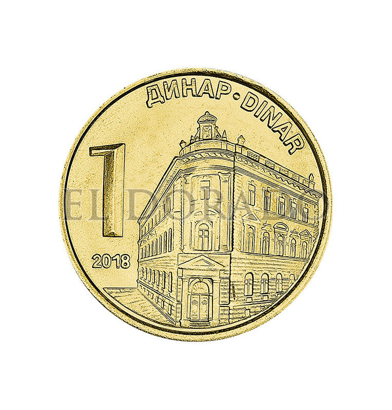Serbia 1 Dinar 2011-2019 KM 54 NO UNC