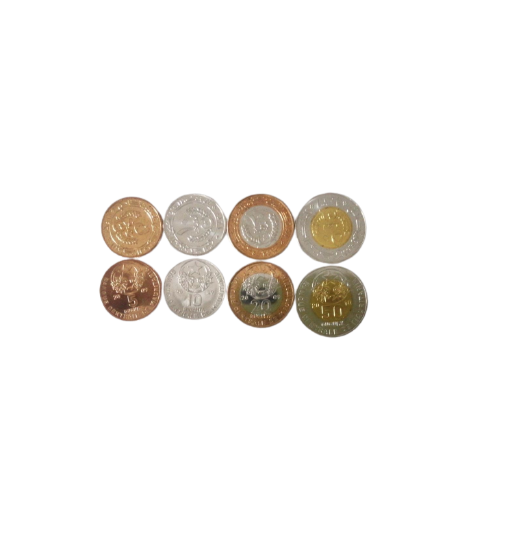 Mauritania set 4 coins 5, 10, 20, 50 Ouguiya 2005-2010