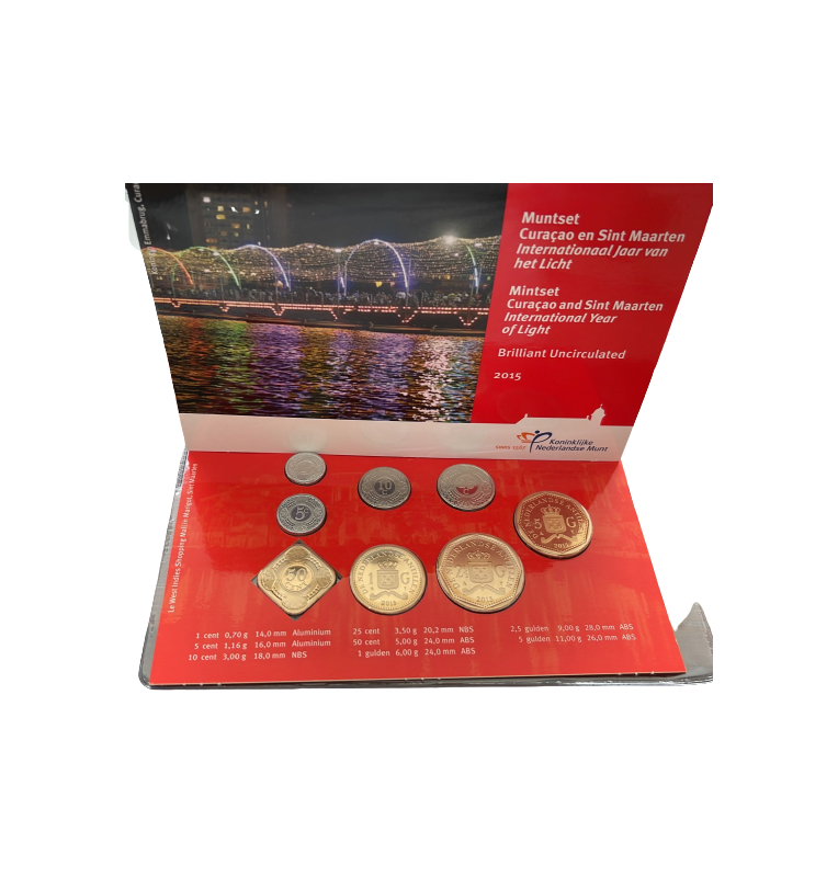 Curaçao 2015 UNC coin set