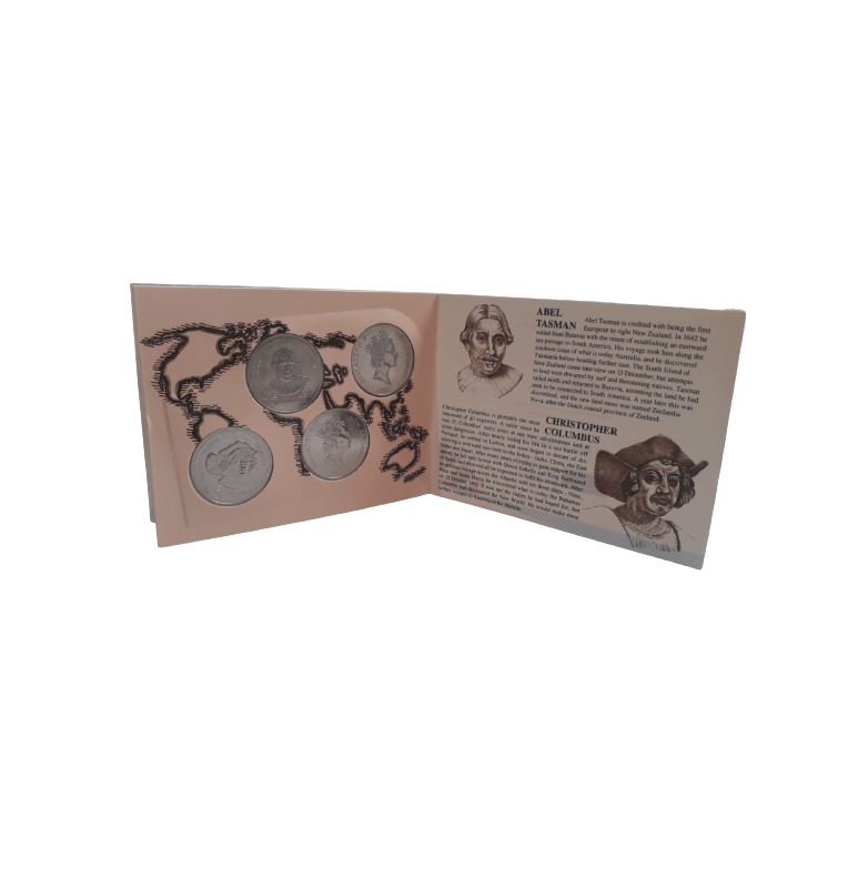 Set de Nueva Zelanda de 4 monedas conmemorativas  5 Dólares KM 83,84,85,86