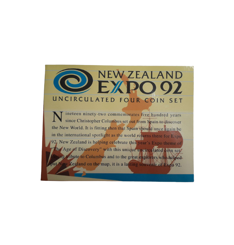 Set de Nueva Zelanda de 4 monedas conmemorativas  5 Dólares KM 83,84,85,86