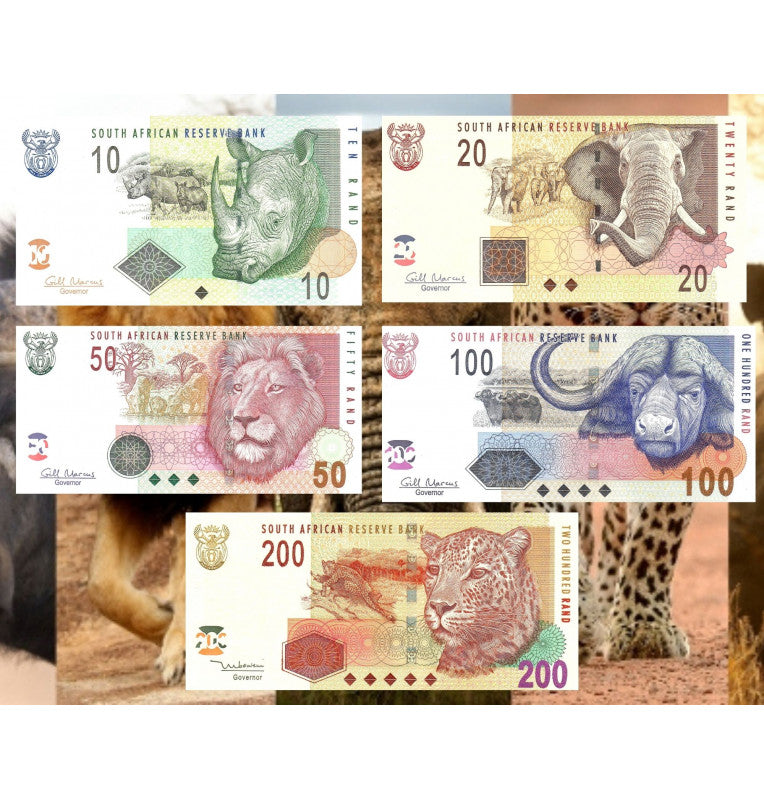 South Africa Set 10,20,50,100,200 2015