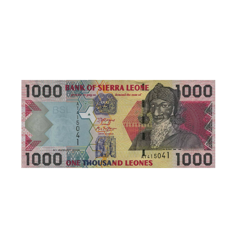 Sierra leona 1.000 Leones 2006 Pick 24