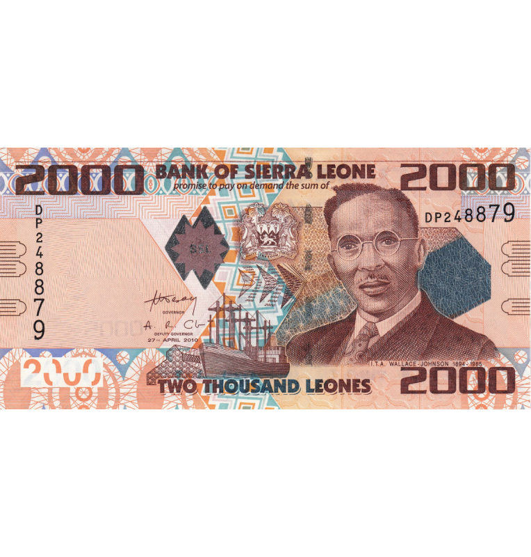 Sierra Leone 2,000 Leones 2013 Pick 31b