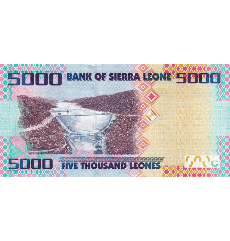 Sierra Leone 5,000 Leones 2015 Pick 32c