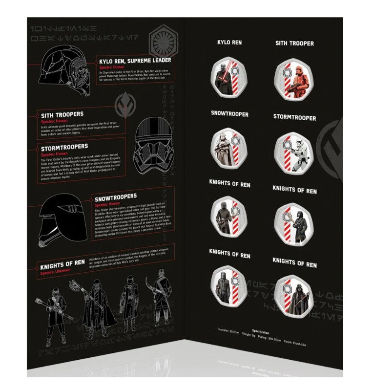 Star Wars El ascenso de Skywalker - Lado Oscuro de la Fuerza - 8 Monedas