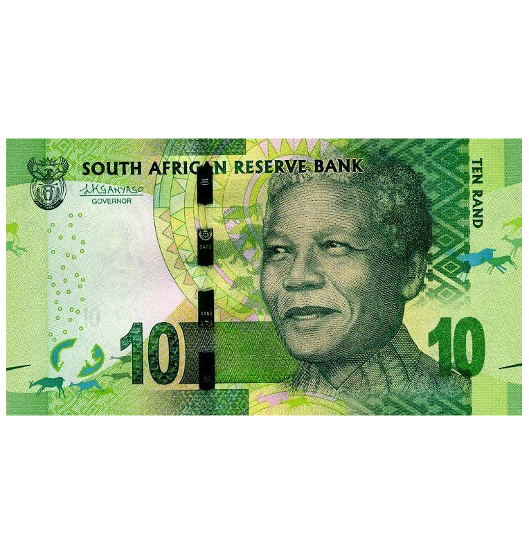 Sudáfrica 10 Rand 2013-2016 ND Pick 138b