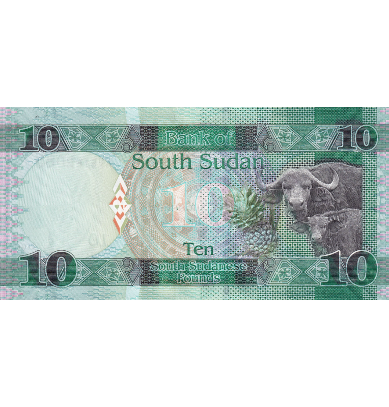 South Sudan 10 Pounds 2016 Pick 12b