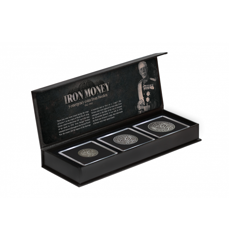 Sweden Iron Money 810, 811, 812 Year 1942-1945