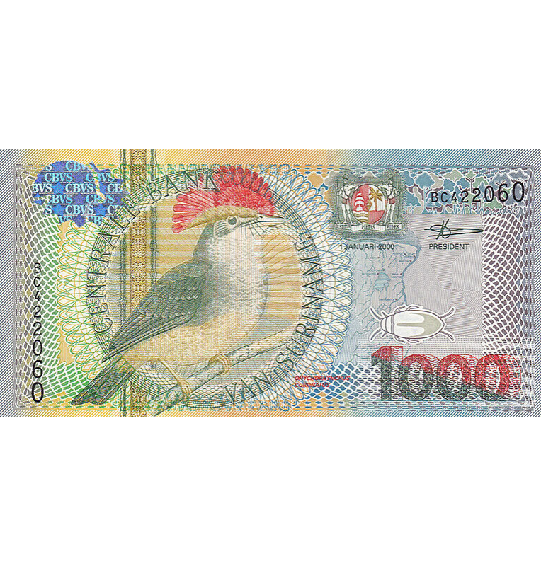 Suriname 1000 Gulden 2000 Pick 151