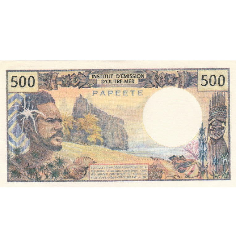 Tahiti 500 Francs 1970-1985 Pick 25