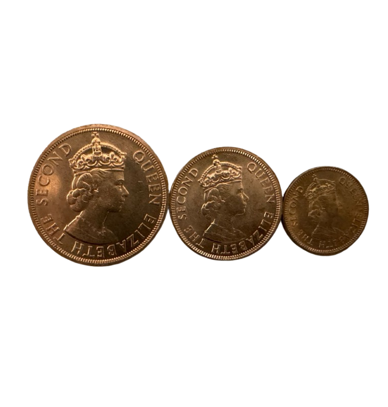 British Caribbean Territories 1/2, 1, 2 Cents 1995-1965