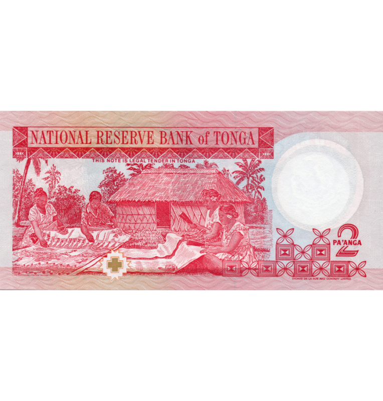 Tonga 2 Pa' anga 1995 ND Pick 32d