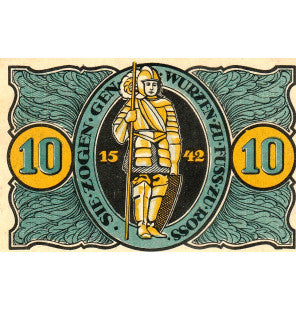 Torgan Set 4 Notgelds 1921