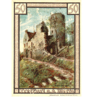 Treffurt Set 6 Notgelds 1922