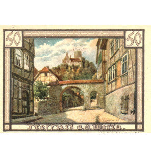 Treffurt Set 6 Notgelds 1922