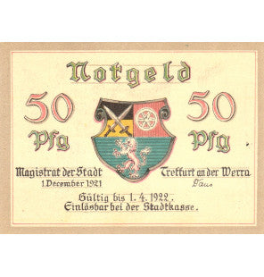 Treffurt Set 6 Notgelds 1922