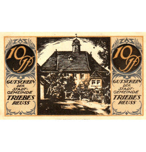 Triebes Set 4 Notgelds 1921