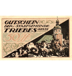 Triebes Set 4 Notgelds 1921