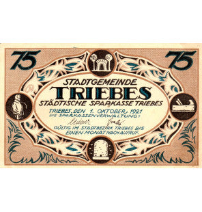 Triebes Set 4 Notgelds 1921