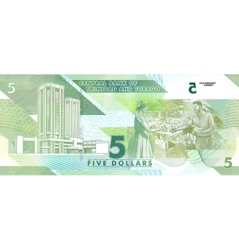 Trinidad and Tobago 5 Dollars 2020-2021 Pick New