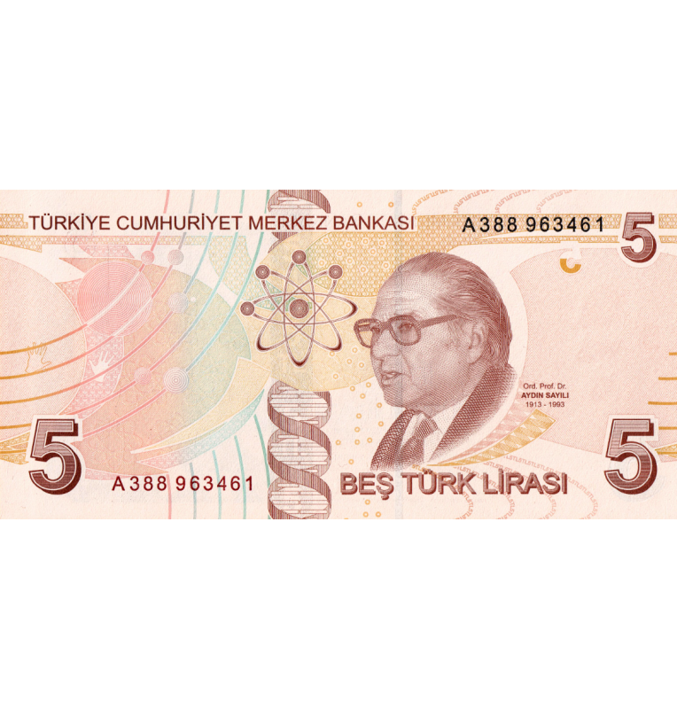 Turquía 5 Lira 2009 Pick 222a