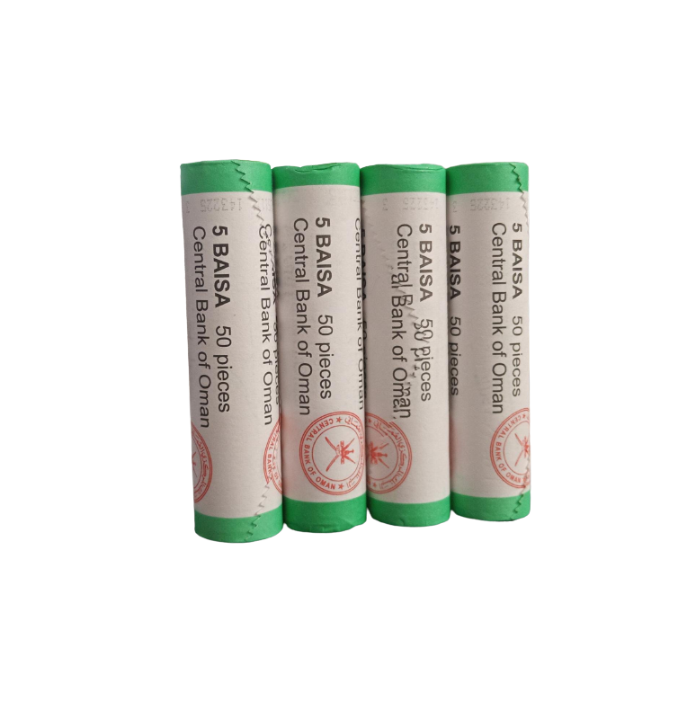 Omani 5 Baisa 2015 KM New Turro Coins (50 Pieces)