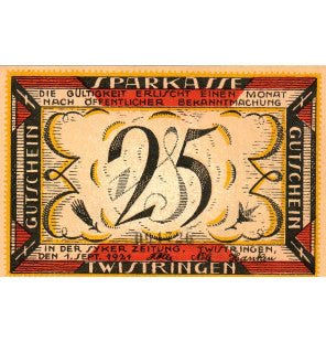 Twistringen Set 3 Notgelds 1921