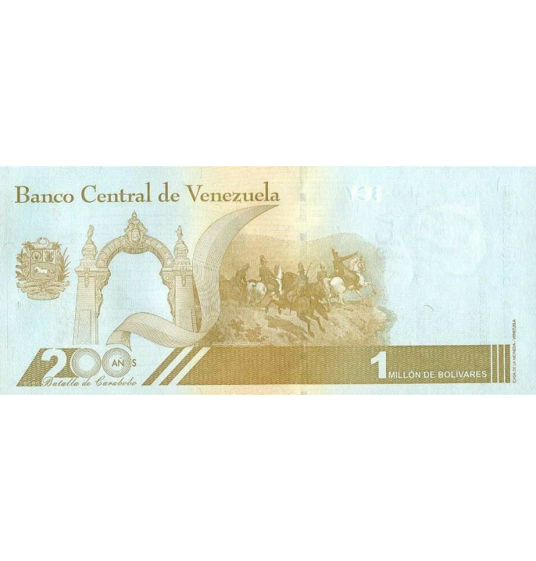 Venezuela 1 Millón de Bolívares 2020 Pick Nuevo