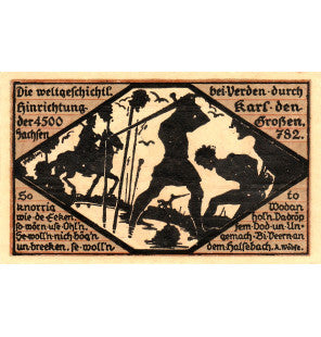 Verden Set 5 Notgelds 1923